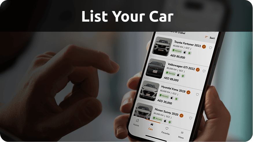 List your used car for sale in the UAE with BuyAnyCar