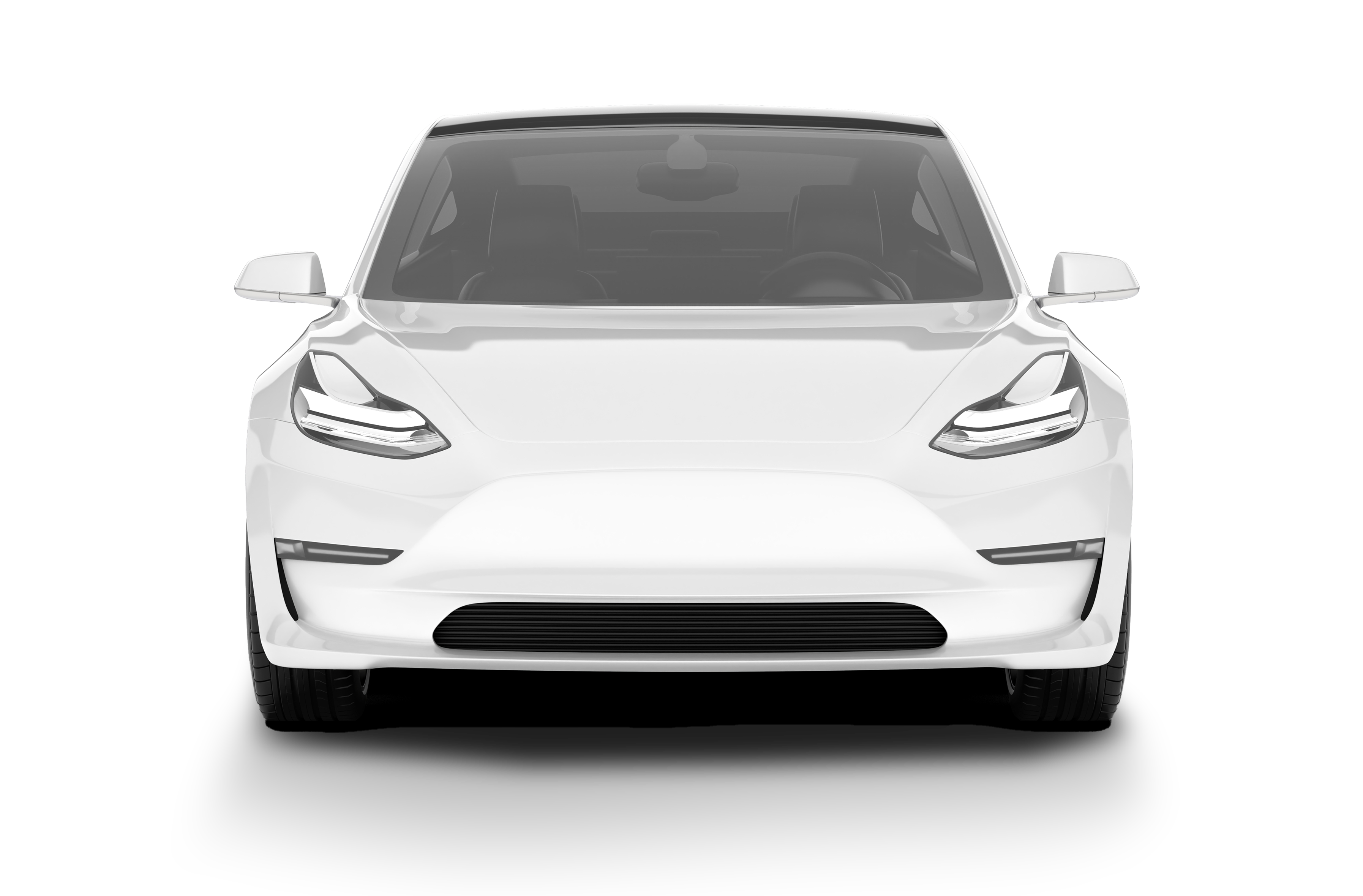 Car with plate